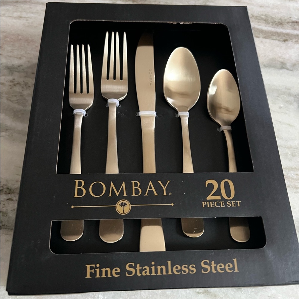 RARE FIND! Bombay Company flatware set. SOLD